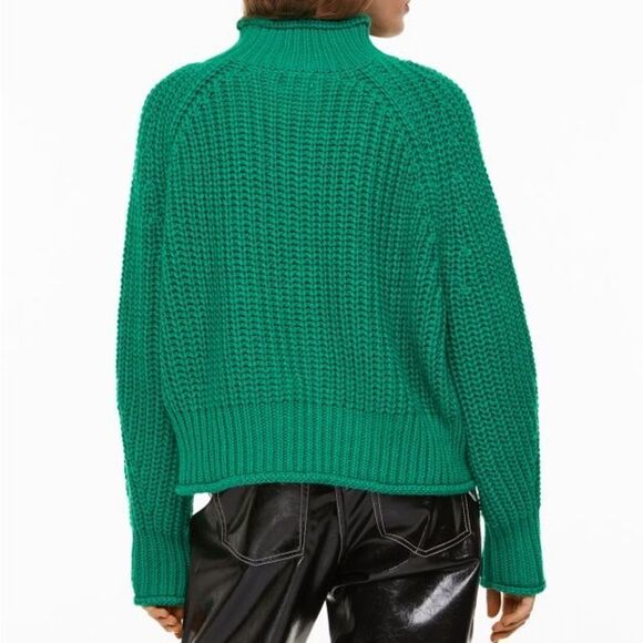 H&M Knit Oversized Sweater Green New - Picture 7 of 9